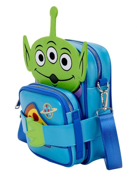 NWT Loungefly Toy Story 30th Anniversary Aliens Crossbuddies Crossbody Bag - Picture 6 of 16